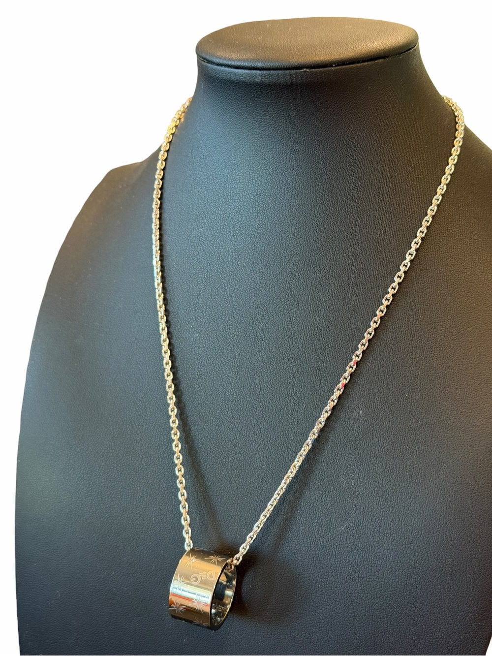 Dolce & Gabbana Silver -925 Ring Pendant Necklace